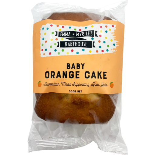Emma + Myrtle’s Bakehouse - Baby Orange Cake 12 x 300g