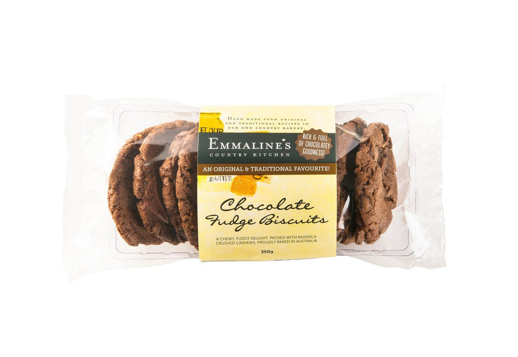 Emmaline's - Chocolate Fudge Biscuit 350g