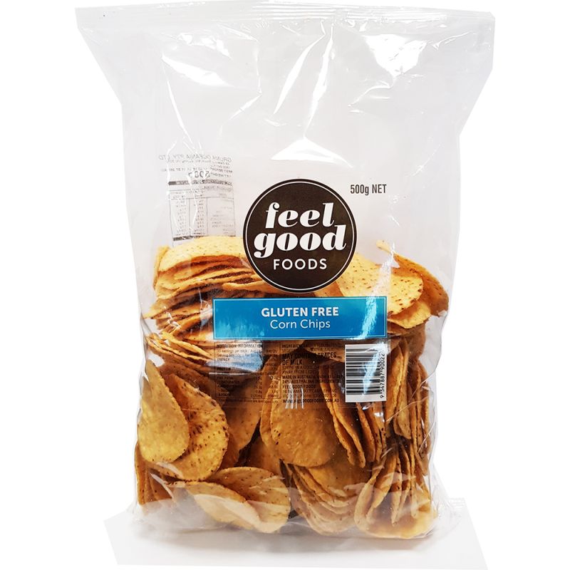 Feel Good Food - Gluten Free/ GMO Free Corn Chips 6 x 500g