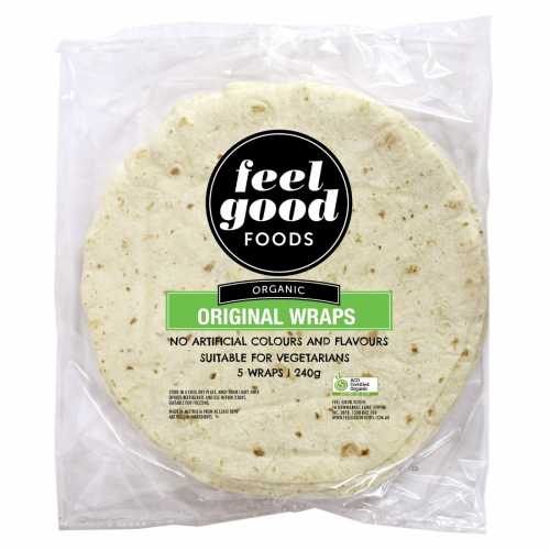 Feel Good Food - Organic Original Wraps 12 x 240g