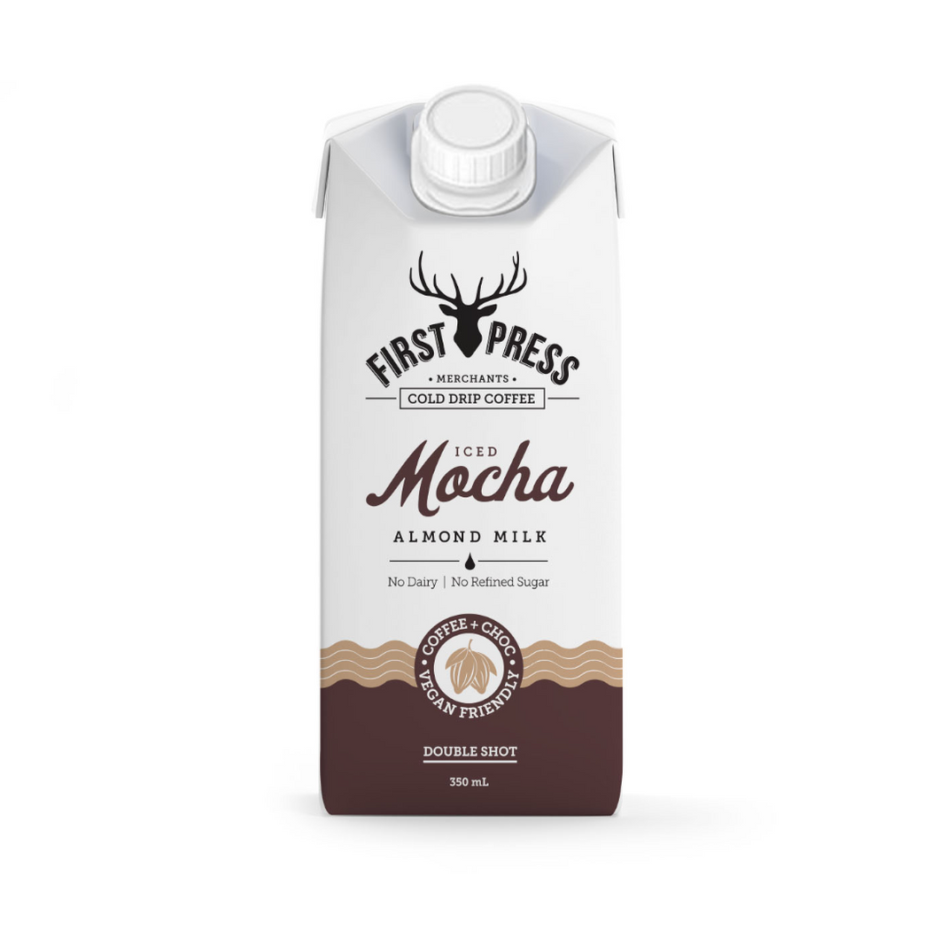 First Press Almond Milk Ice Coffee Mocha 12 x 350ml