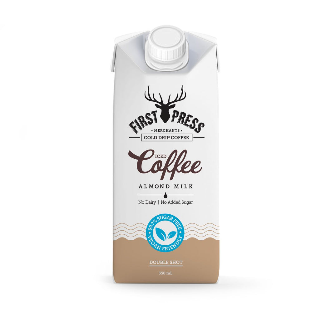 First Press - Almond Milk Ice Coffee No Sugar Added 12 x 350ml