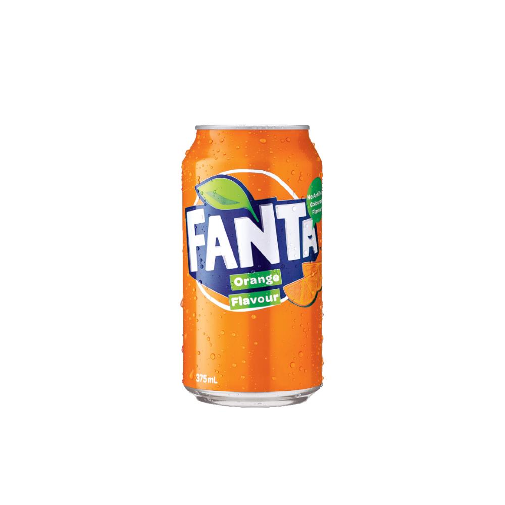 Fanta - Soda Can - Orange 24 x 375ml