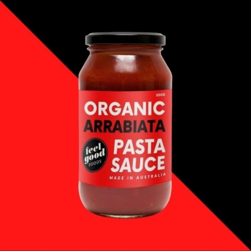 Feel Good Food - Organic Pasta Sauce - Arrabiata 6 x 500g