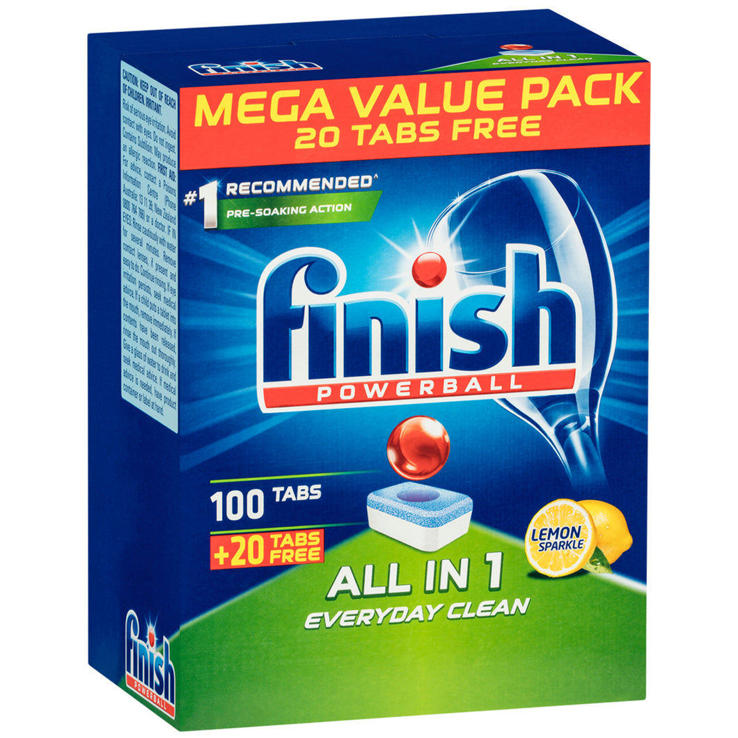 Finish - Mega Value Pack - All In One Lemon - 140 Tablet