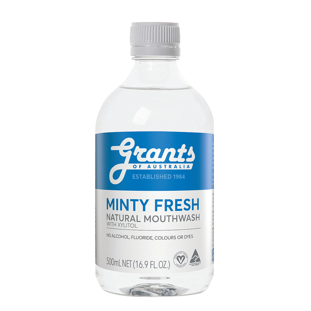 Grants Of Australia - Mouthwash - Natural Xylitol 6 x 500ml