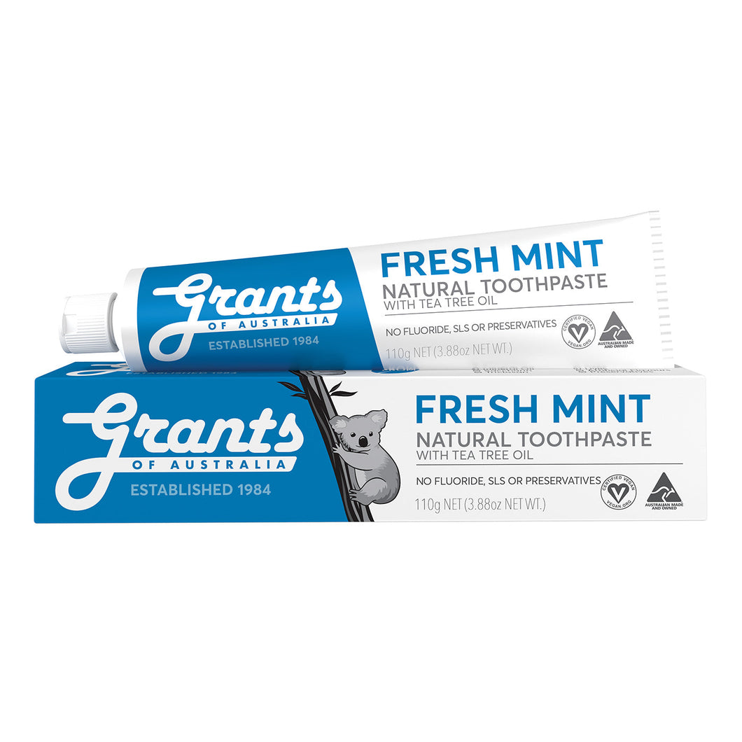 Grants Of Australia - Toothpaste - Fresh Mint  12 x 110g