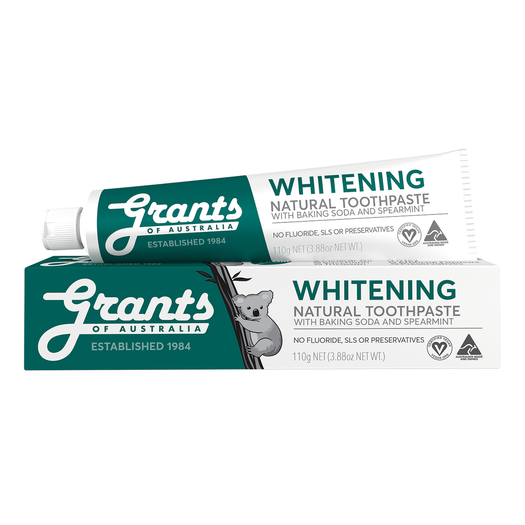 Grants Of Australia - Toothpaste - Whitening with Spearmint  12 x 110g