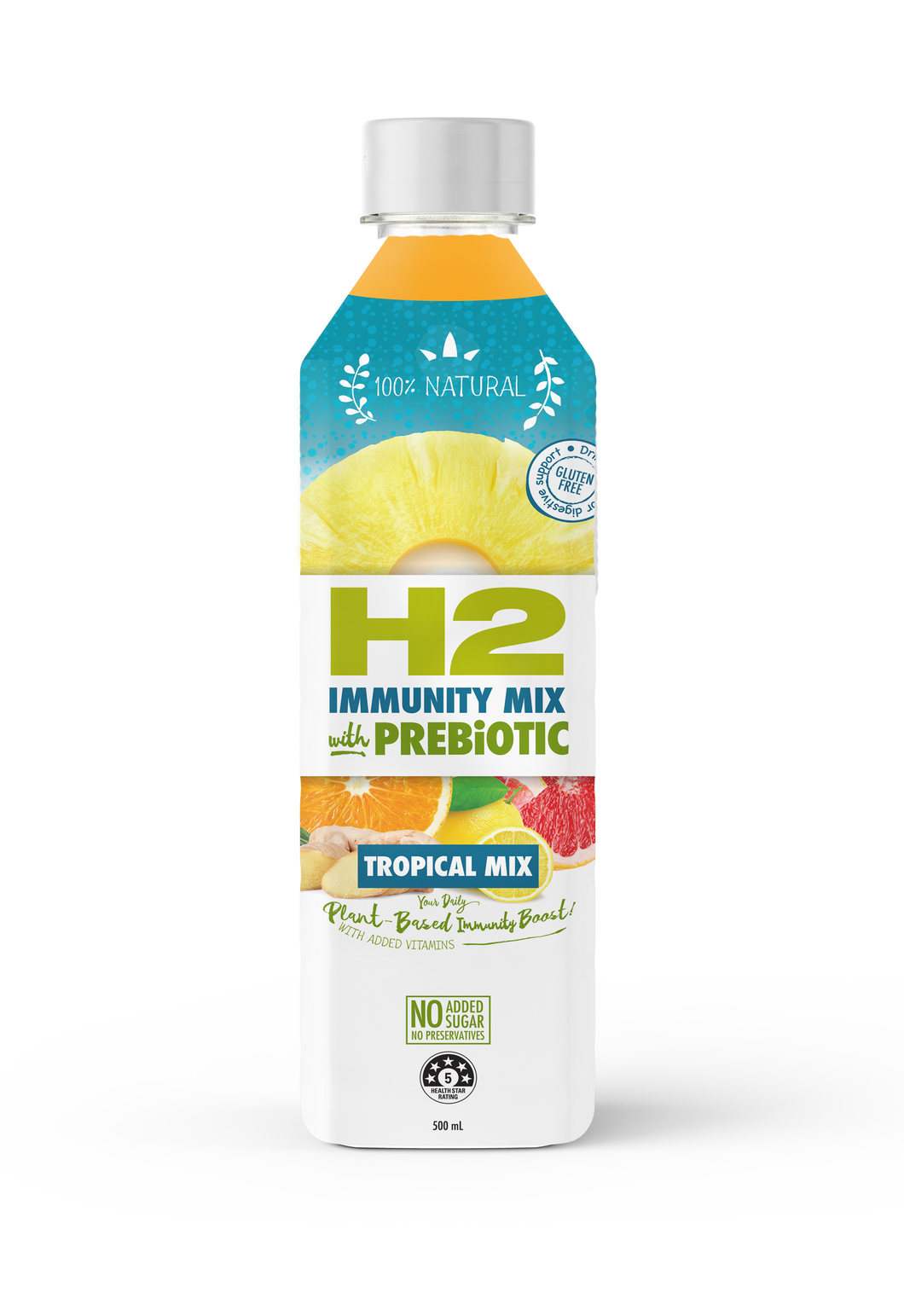 H2 - Immunity Mix Tropical with Prebiotic  12 x 500ml