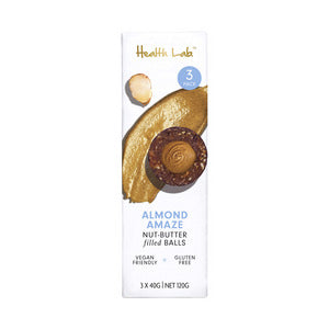 Health Lab - Almond Amaze Ball 8 x 3pk of 40g