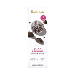 Health Lab - Choc Brownie Ball 8 x 3pk of 40g