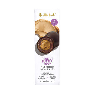 Health Lab - Peanut Butter Envy Ball 8 x 3pk of 40g