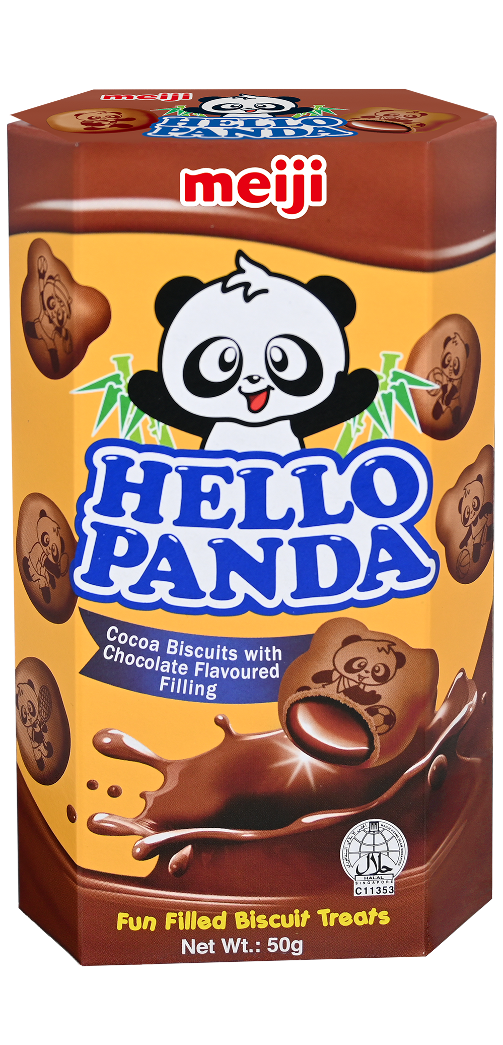 Hello Panda - Japanese Snacks - Double Chocolate - 10 x 50g