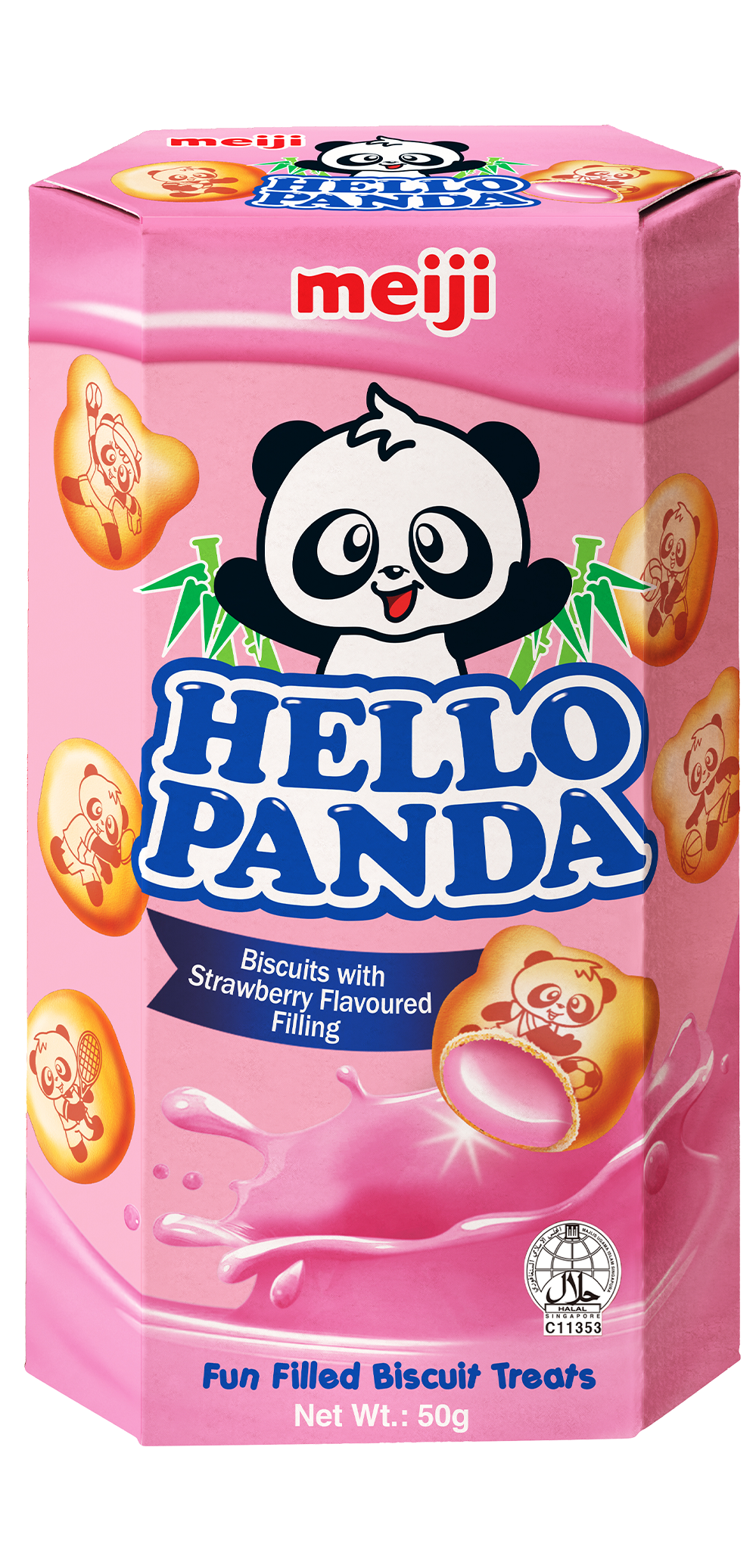 Hello Panda - Japanese Snacks - Strawberry - 10 x 50g