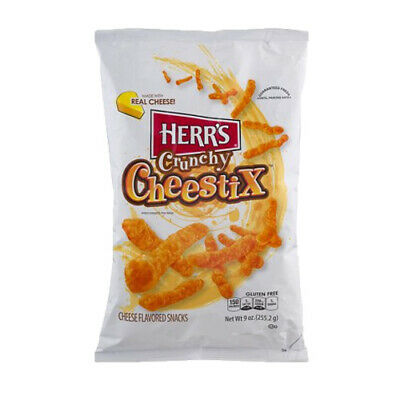 Herr's - Puffed Snacks - Crunchy Cheestix Cheese 8 x 255g