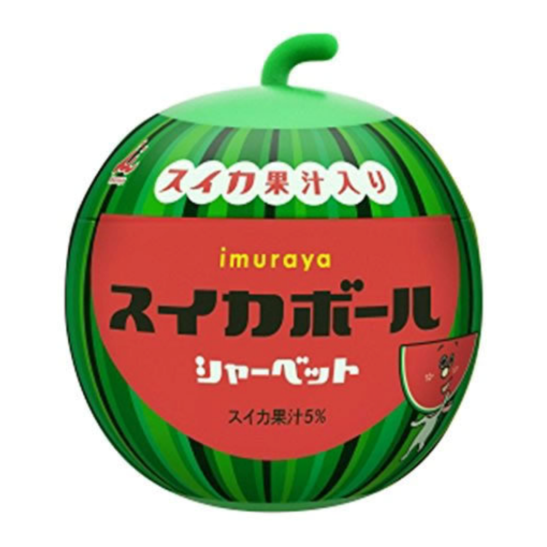 Imuraya Japanese Ice Cream Suika Ball 10 x 140g Ding Oh Dong