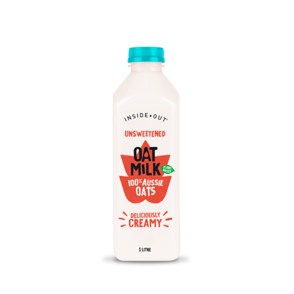 Inside Out UHT - Unsweetened Oat Milk 6 x 1L