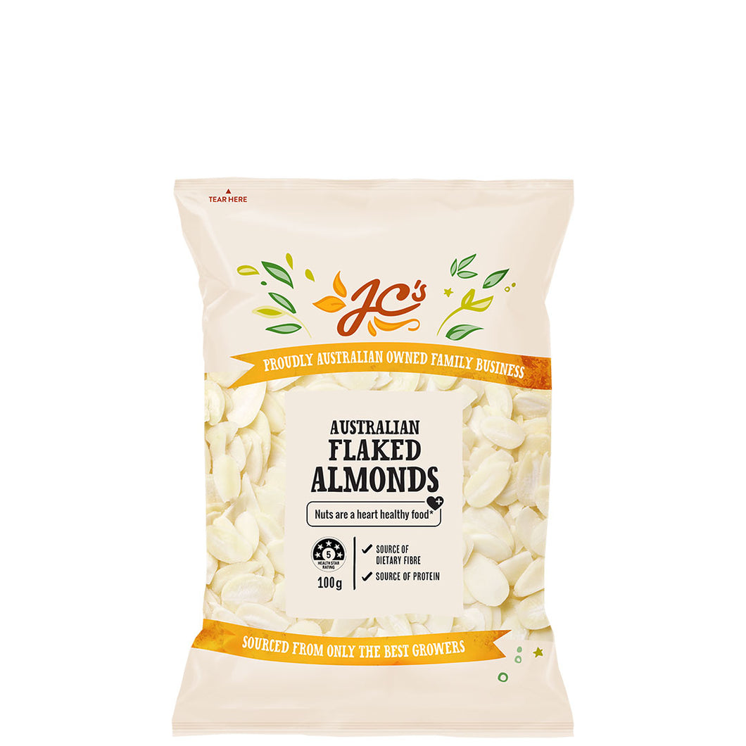Jc’s Almonds Flaked Australian 12 x 100g