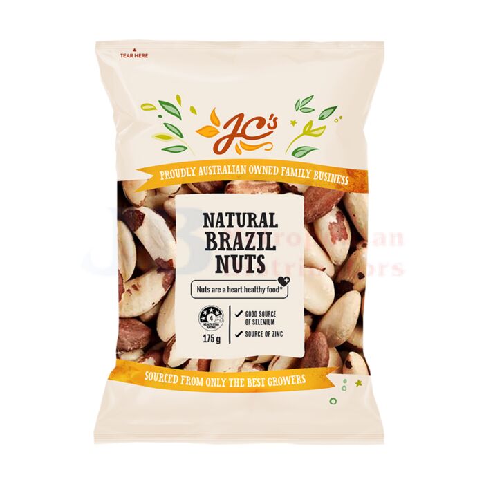 Jc’s Brazil Nuts Natural 12 x 175g
