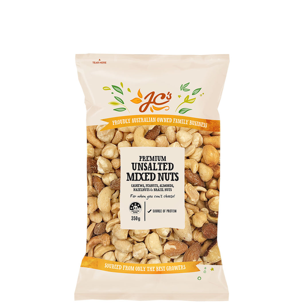 Jc’s Mixed Nuts Unsalted Premium