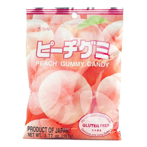 Kasugai - Japanese Candy - Gummy Peach - 12 x 107g