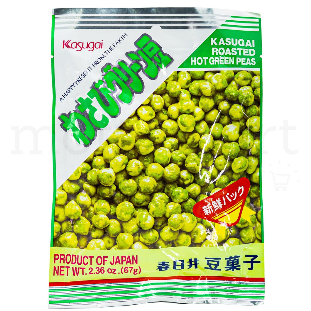 Kasugai - Japanese Snacks - Wasabi Mame - 12 x 67g