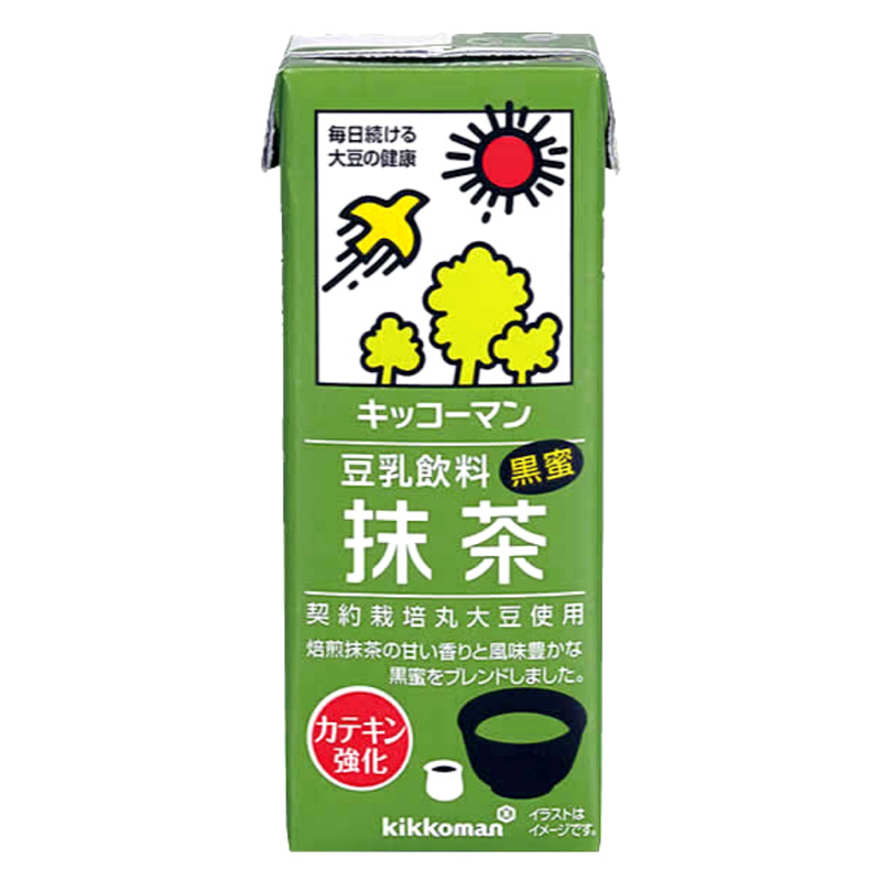 Kikkoman - Japanese Beverage - Soy Milk Matcha - 18 x 200ml