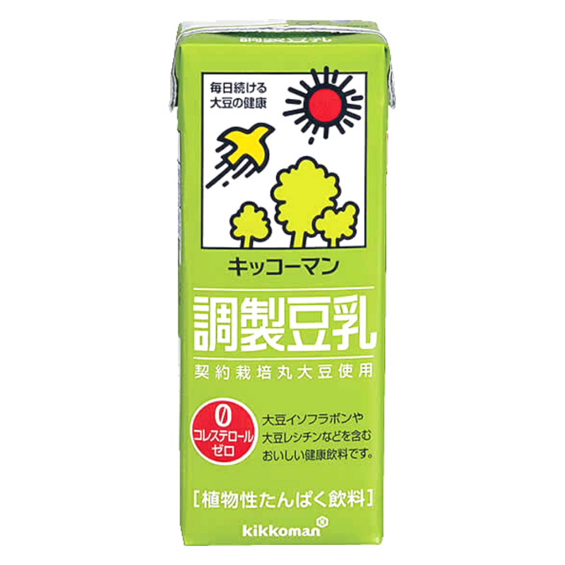 Kikkoman - Japanese Beverage - Soy Milk Original - 18 x 200ml