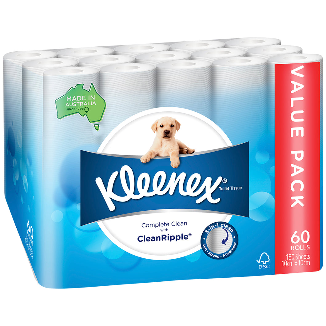 Kleenex - Toilet Paper - 60 x 180 Sheets
