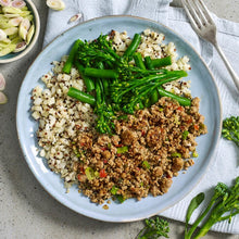 Load image into Gallery viewer, My Muscle Chef - Lemongrass Turkey with Cauliflower &amp; Quinoa Rice
