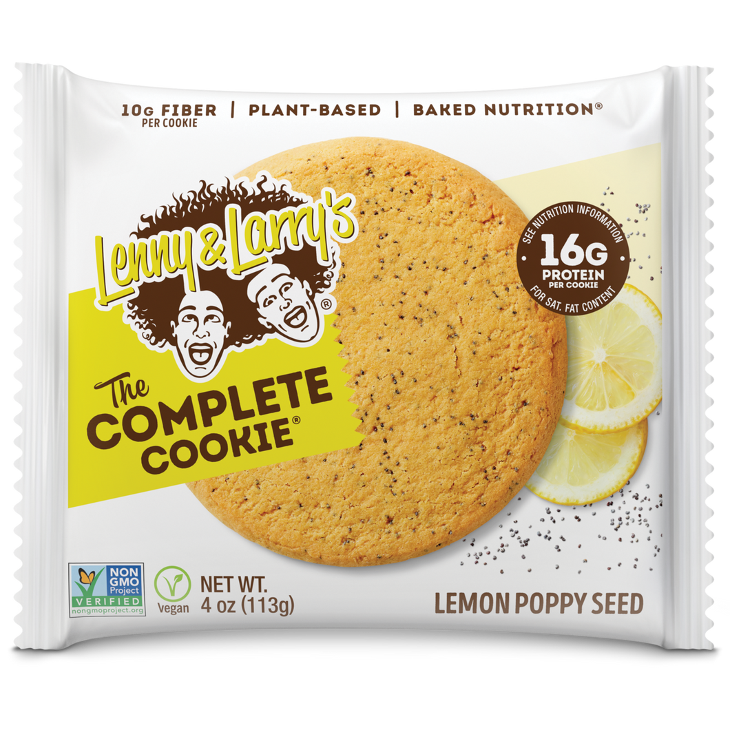 Lenny & Larry’s - The Complete Cookie - Lemon Poppy Seed 12 x 113g