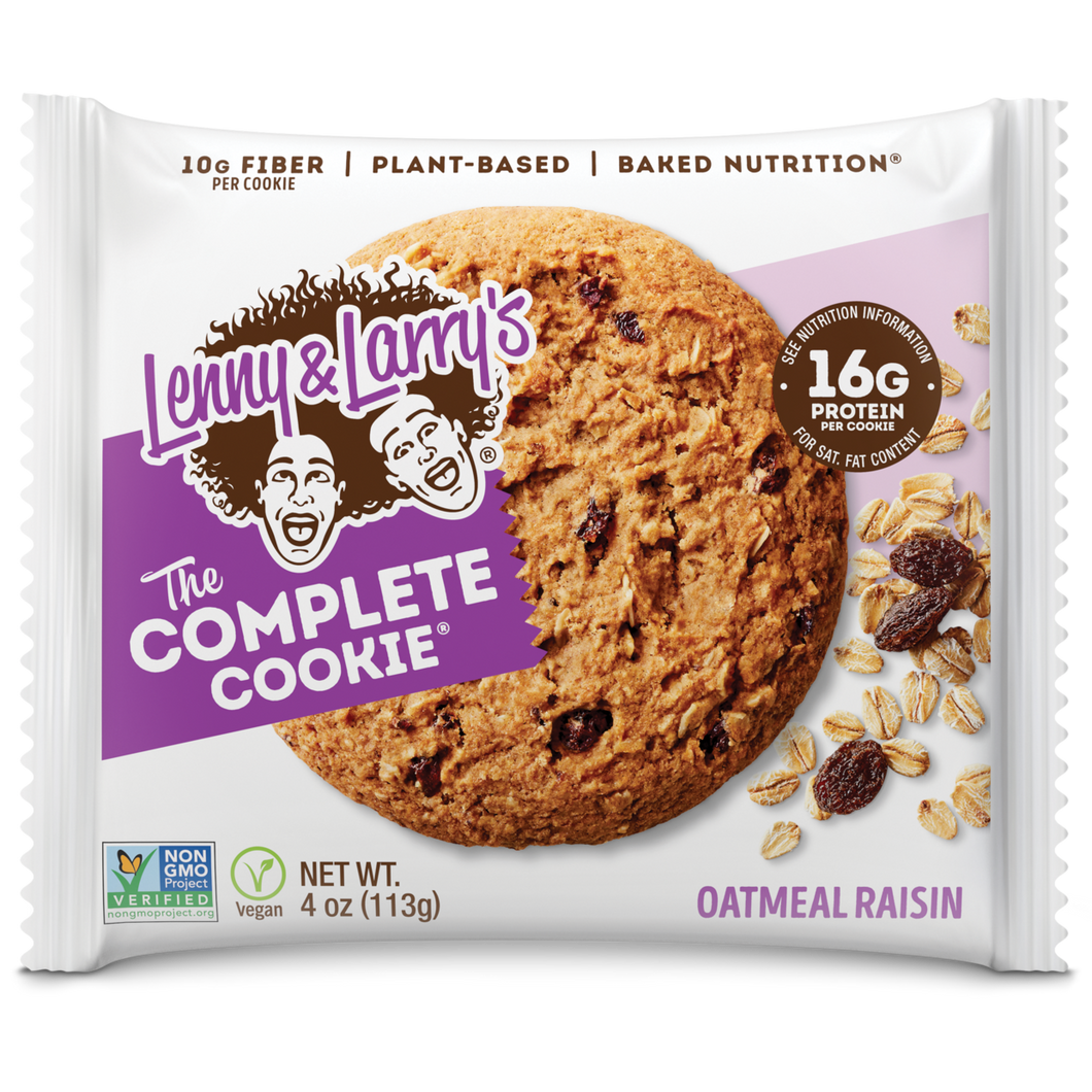 Lenny & Larry’s The Complete Cookie Oatmeal Raisin 12 x 113g