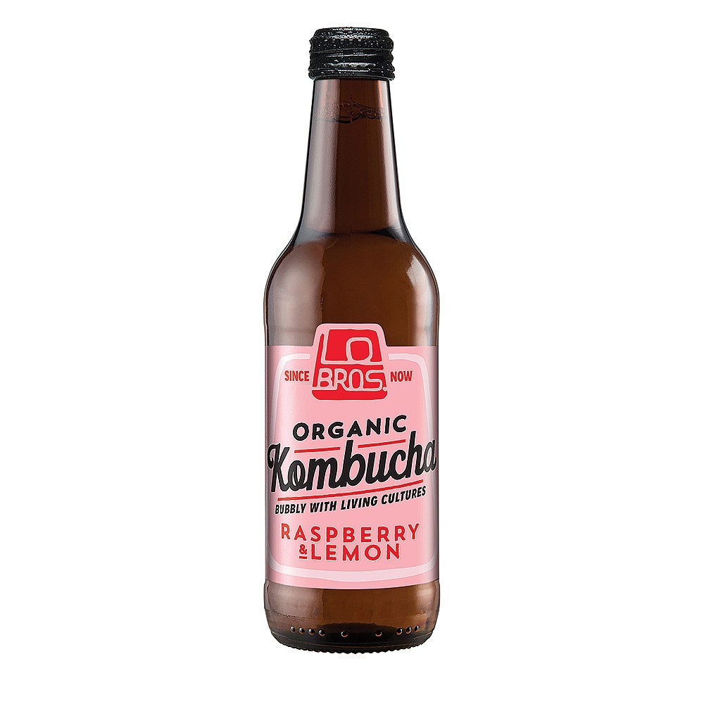 Lo Bros Kombucha - Raspberry & Lemon 12 x 330ml