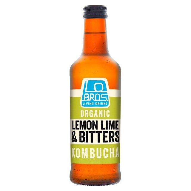 Lo Bros Kombucha - Soda Lemon, Lime & Bitters 8 x 330ml