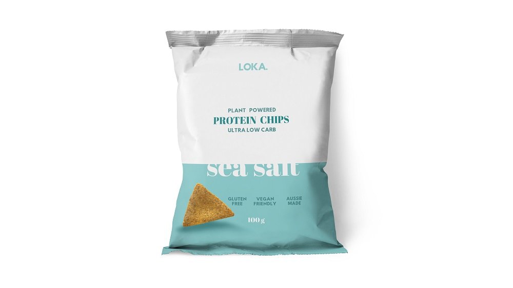 Loka - Protein Chips - Sea Salt  8 x 100g