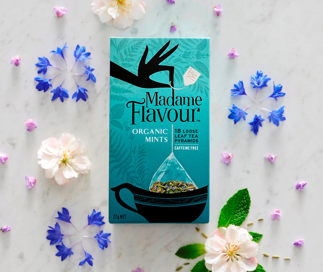 Madame Flavour - Organic Mint Tea 5 x 18pk box 27mg
