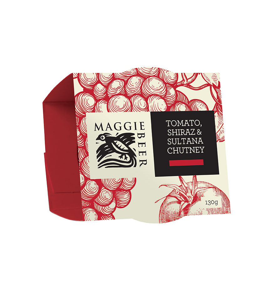 Maggie Beer - Tomato Shiraz Sultana Chutney 6 x 130g