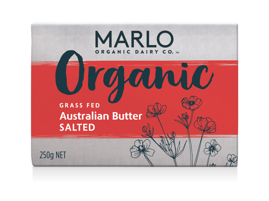 Marlo - Organic Butter - Salted 12 x 250g