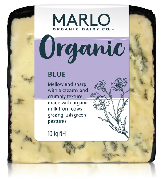 Marlo - Organic Cheese - Blue 8 x 160g