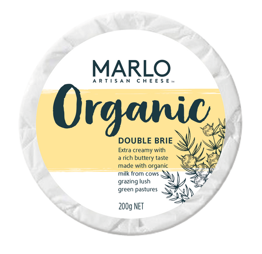 Marlo - Organic Cheese - Double Brie 6 x 200g