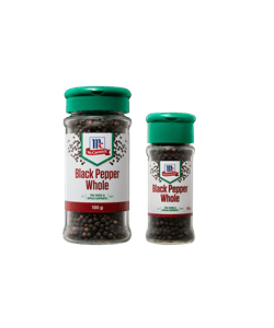 McCormick's - Family Herb and Spices Range - Black Pepper Whole 4 x 100g
