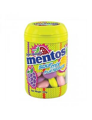 Mentos - Chews Bottle - Sour Mix - 6 x 100g