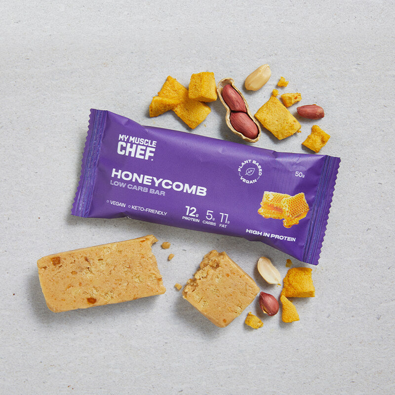 My Muscle Chef - Low Carb Bars - Honeycomb 12 x 50g – Ding Oh Dong