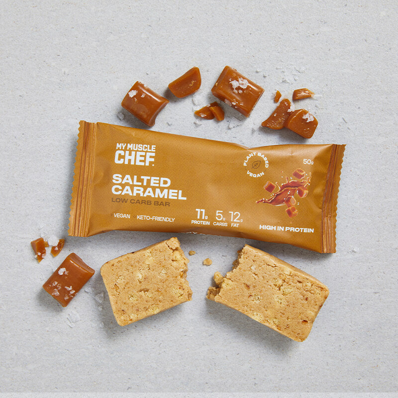 My Muscle Chef - Low Carb Bars - Salted Caramel 12 x 50g