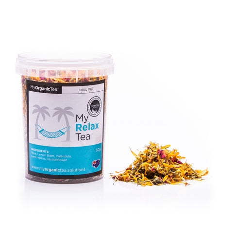 My Organic Tea - Organic Loose Leaf Tea - My Relax Tea 4 x 30g