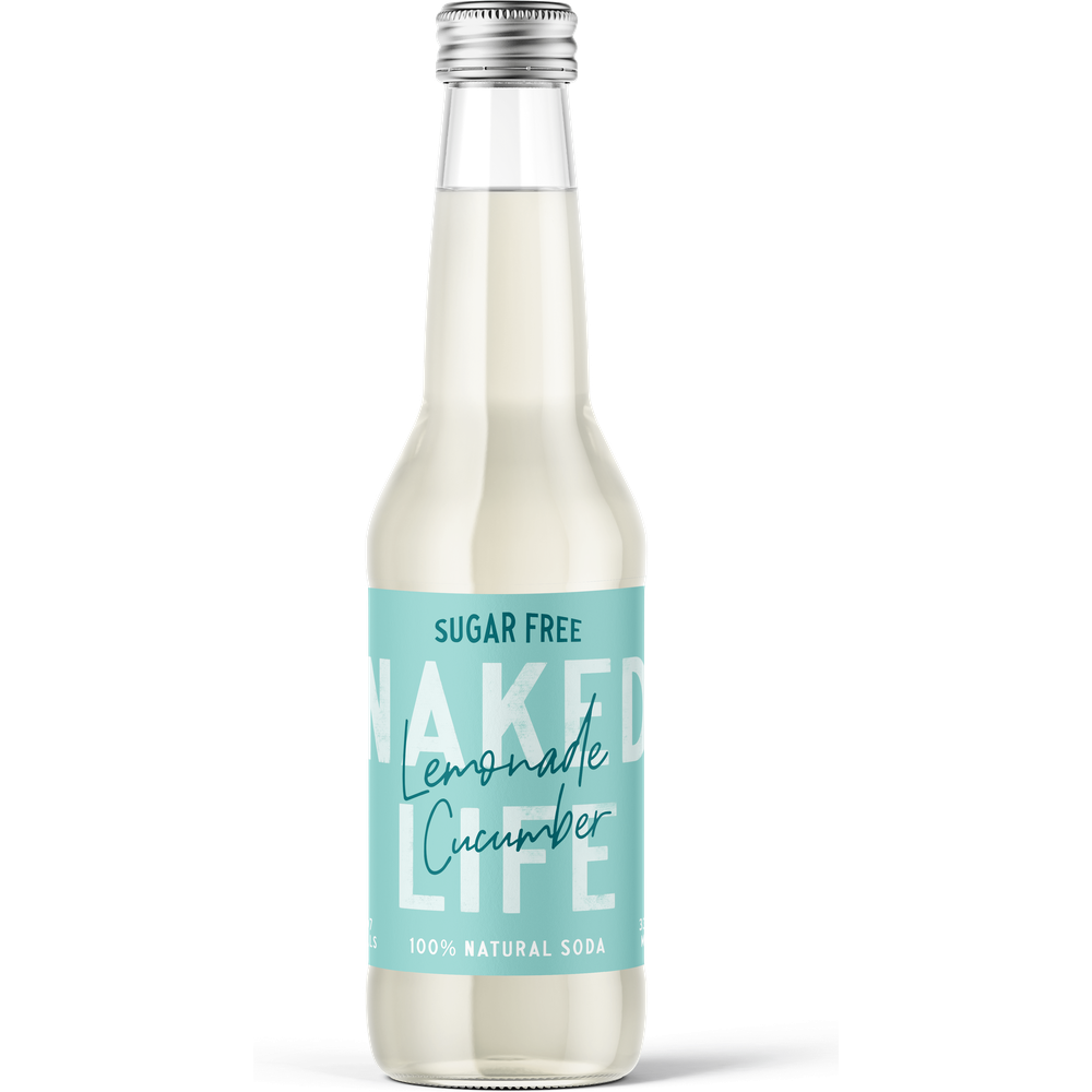 Naked Life - Sugar Free Lemonade with Cucumber 12 x 330ml