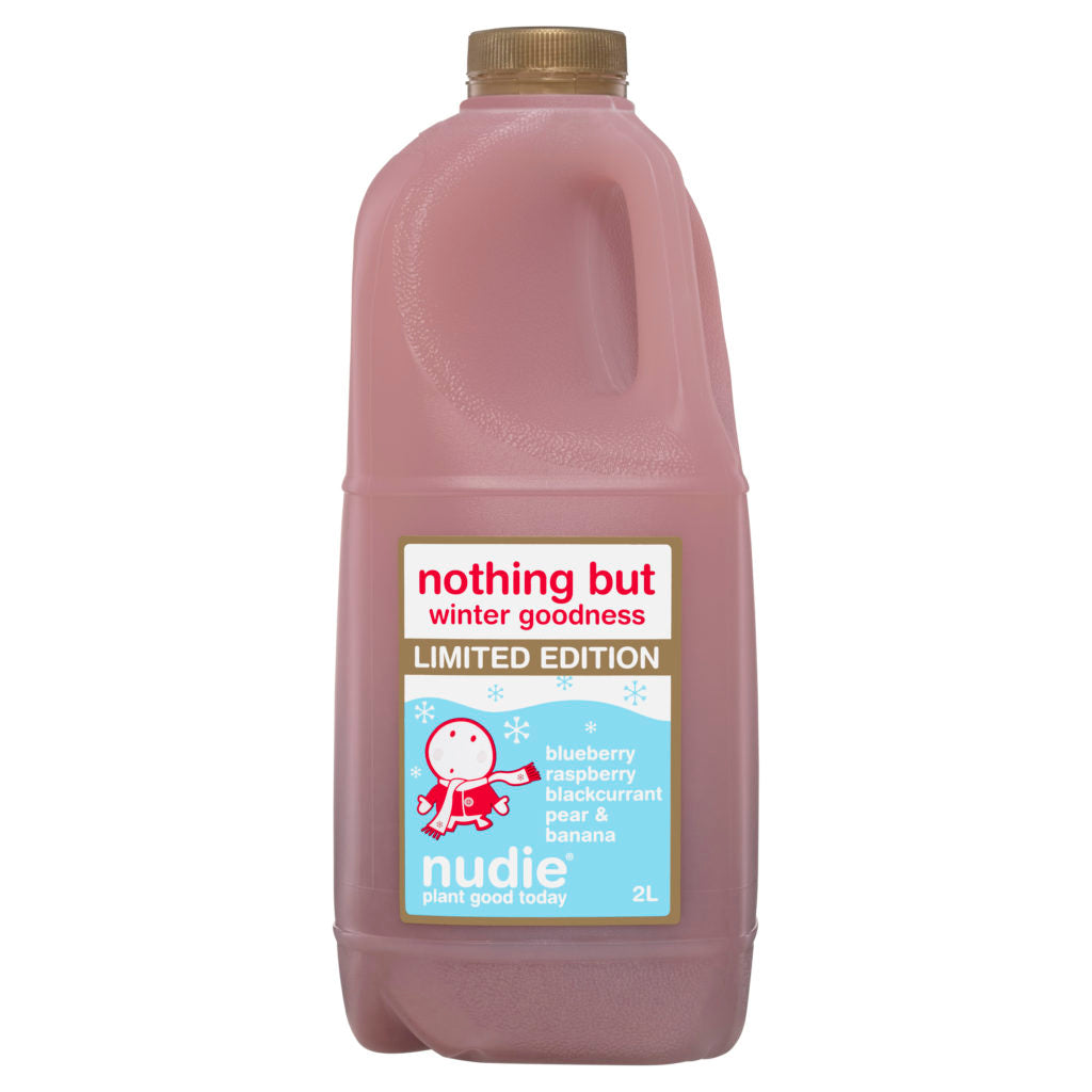 Nudie - Fresh Juice - Nothing But Blueberry, Raspberry, Blackcurrant, Pear & Banana 6 x 2L