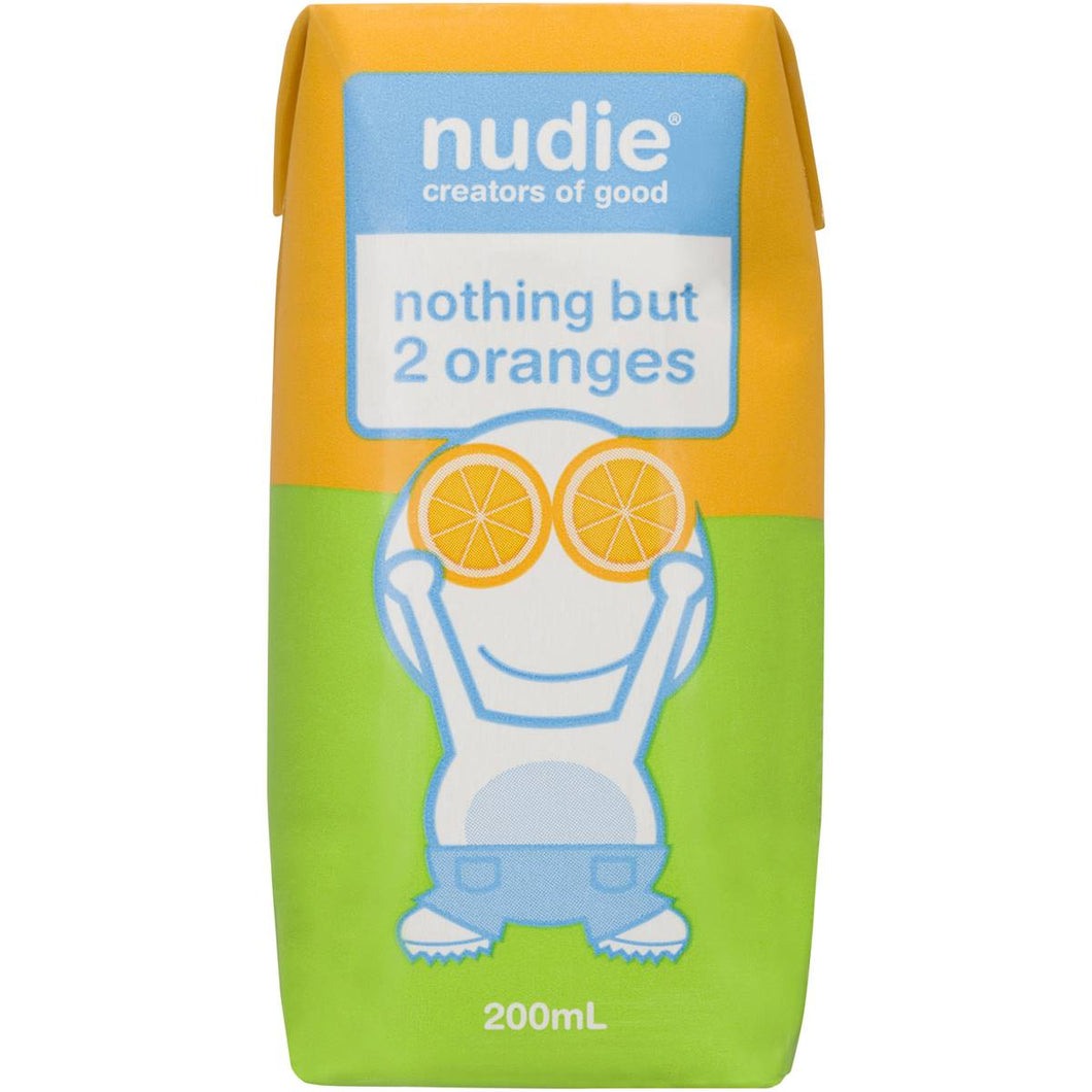 Nudie - Fresh Juice - Nothing But Orange Pulp Free 24 x 200ml