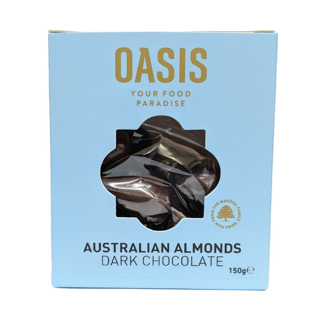Oasis - Dark Chocolate - Australian Almonds Box 150g
