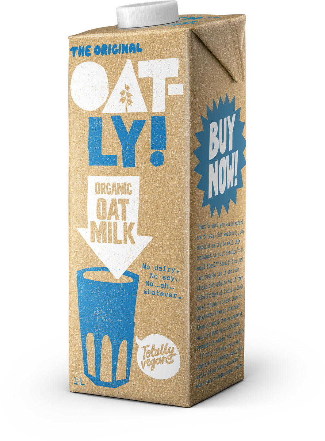 Oatly - Organic Oat Milk 12 x 1L